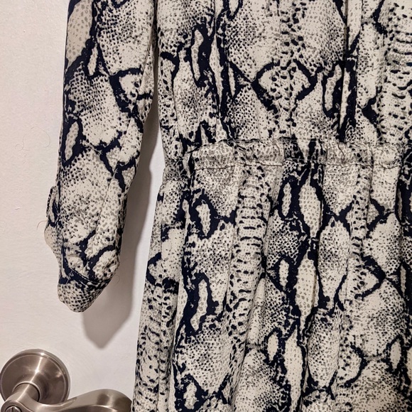 CALS Snakeskin Print Drawstring Dress - Picture 8 of 10